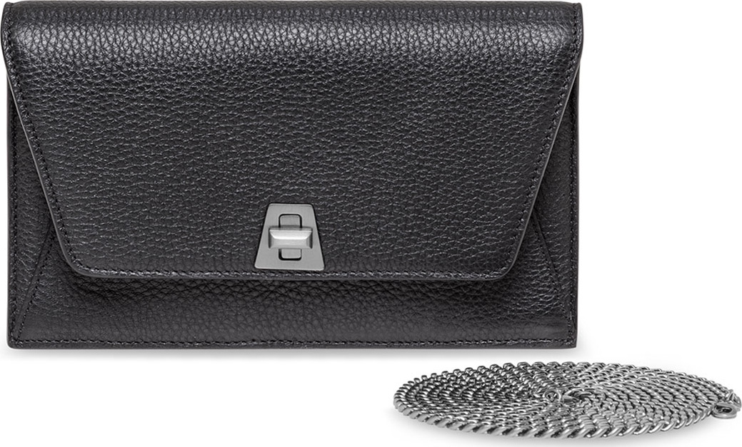 Akris Anouk  Leather Clutch Bag w/Chain
