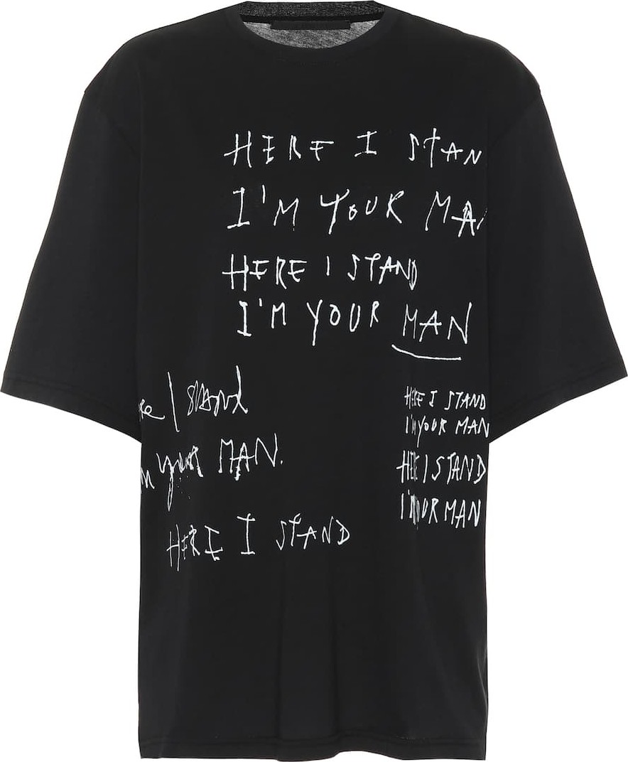 Haider Ackermann Printed cotton T-shirt