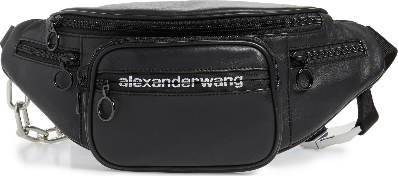 Alexander Wang Attica Logo Leather Belt Bag