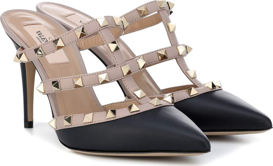 Valentino Valentino Garavani Rockstud leather mules