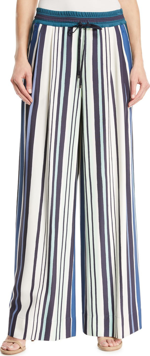 Lafayette 148 New York Reade Mesa Striped Pants