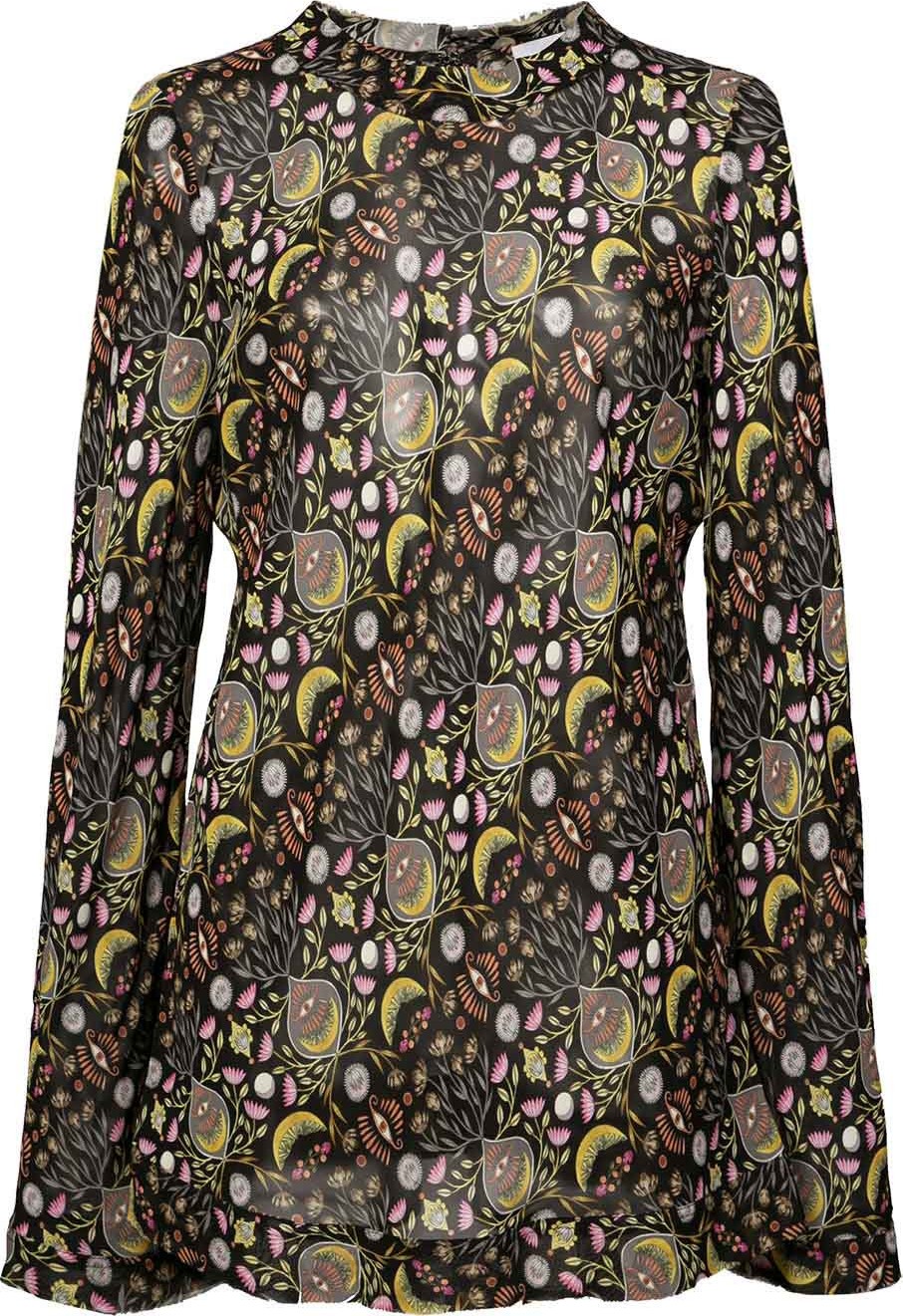 Chloe abstract print blouse