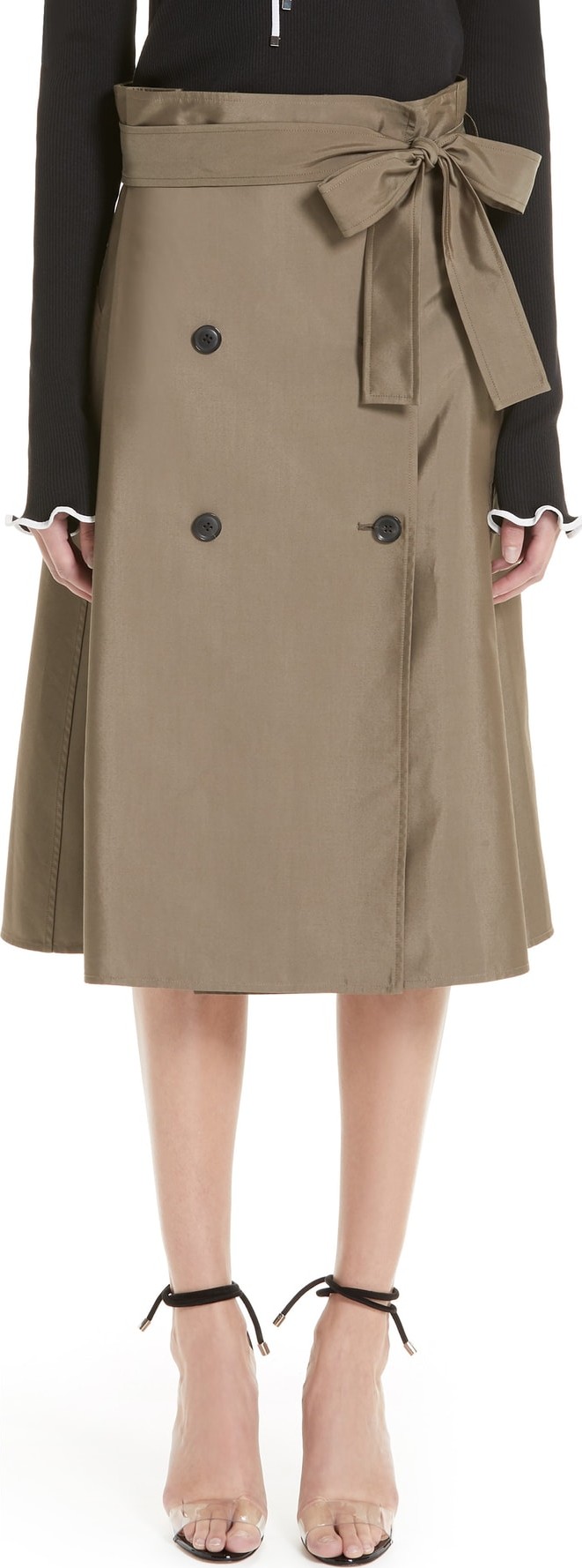ADEAM Trench Skirt
