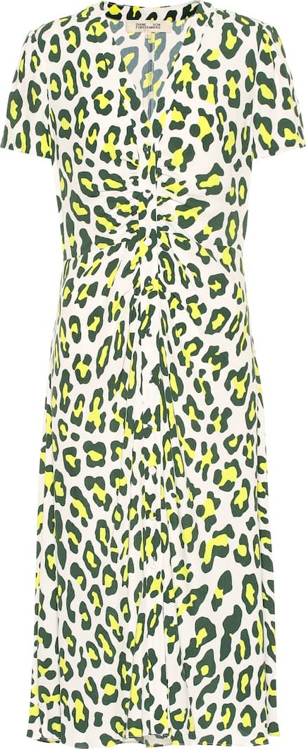 DIANE von FURSTENBERG Cecilia leopard-print midi dress