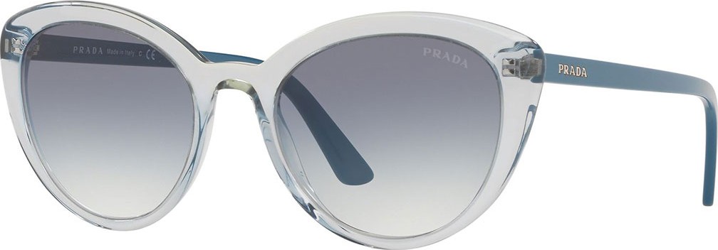 Prada Semi-Transparent Acetate Cat-Eye Sunglasses