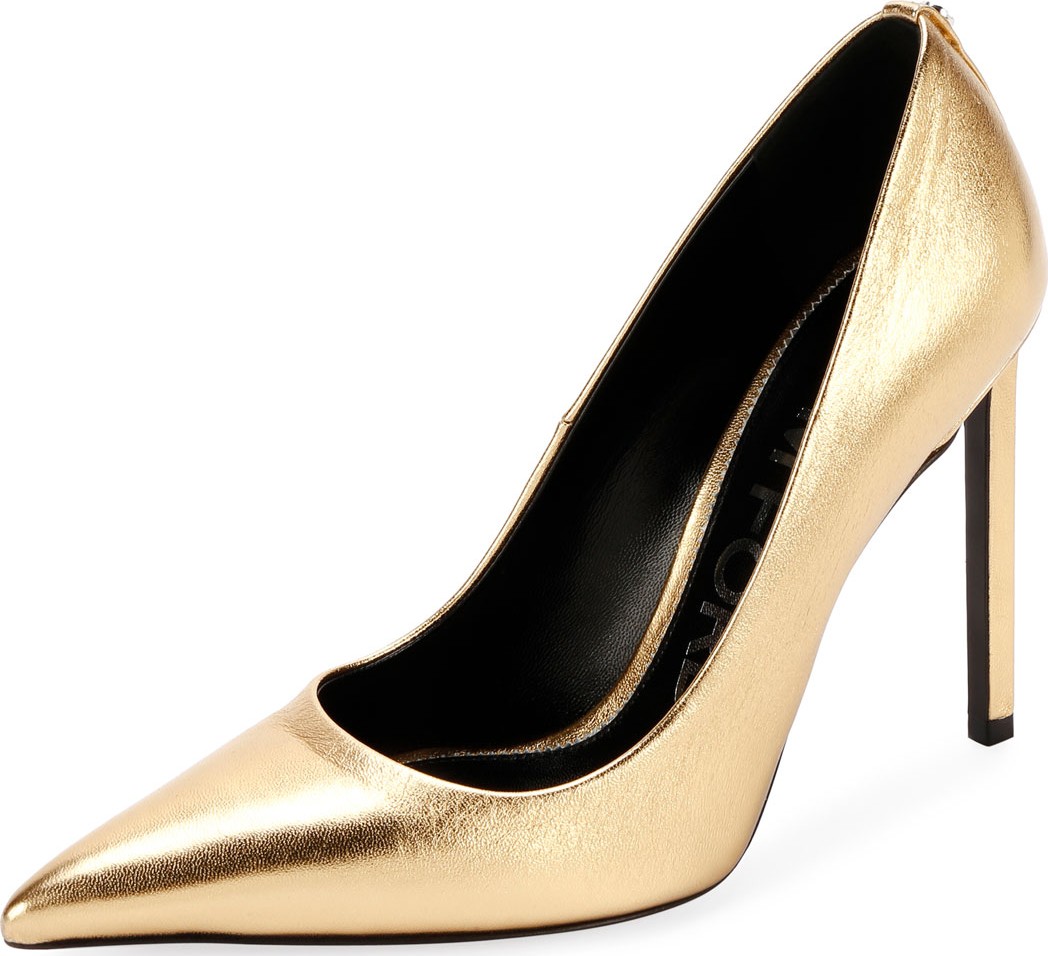 TOM FORD Laminated Leather 105mm Pumps