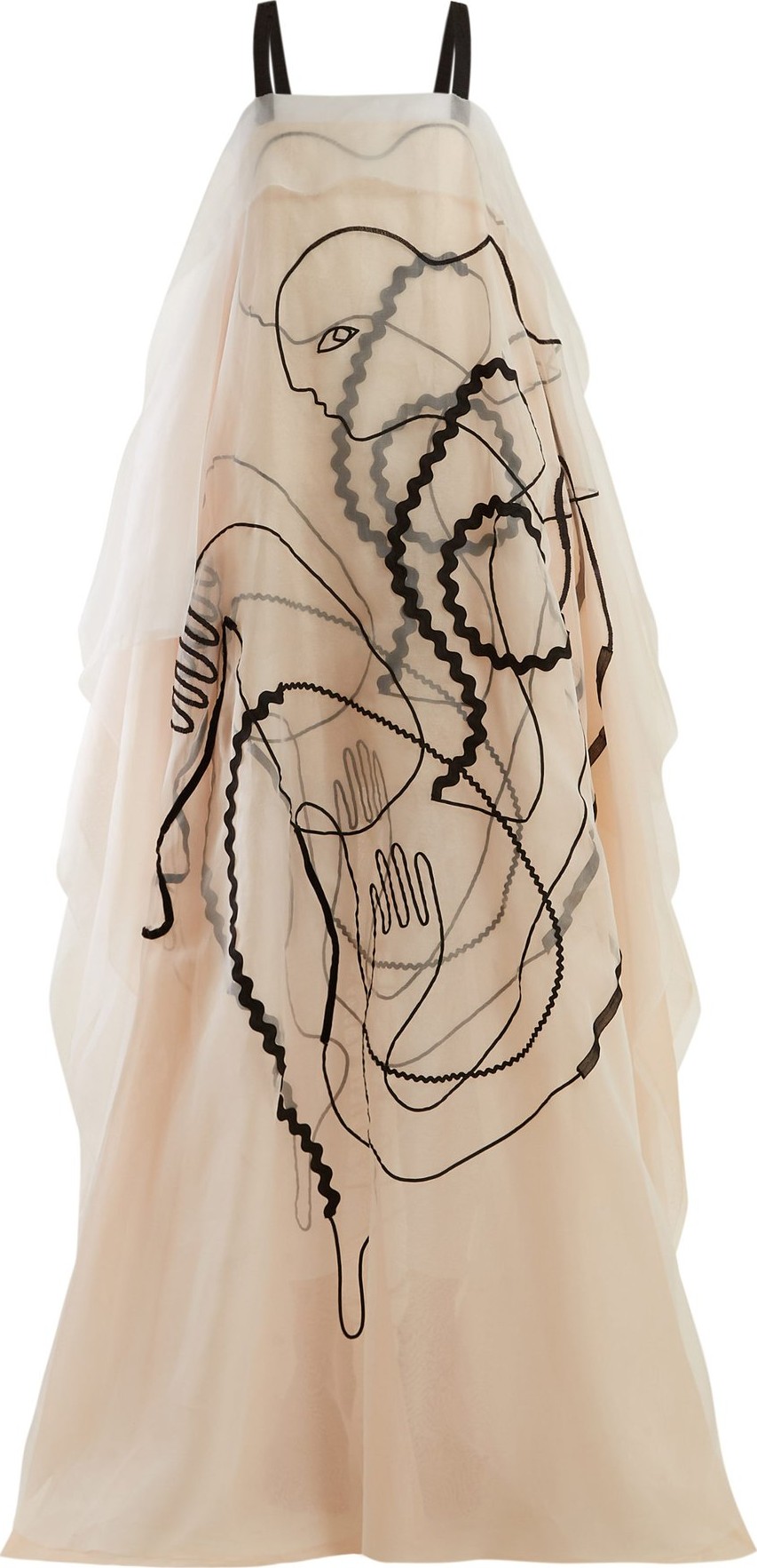 Roksanda Abstract-embellished silk-organza gown