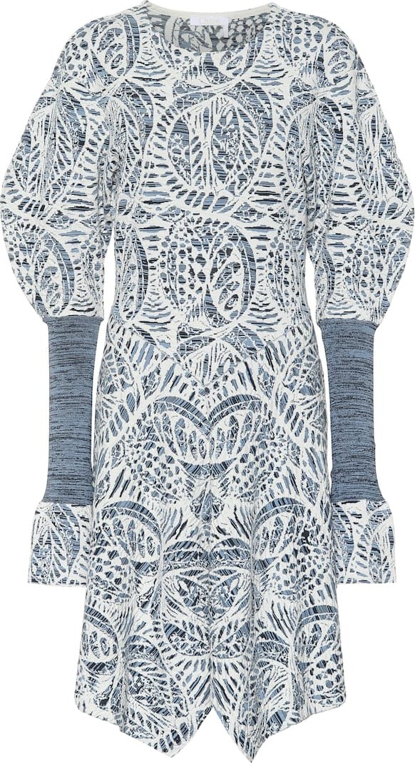 Chloe Jacquard knit dress