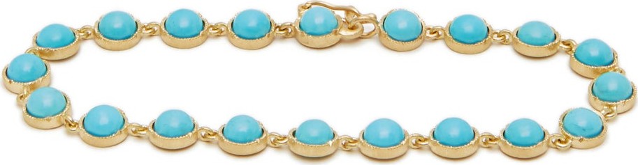 Irene Neuwirth Turquoise & 18kt gold bracelet