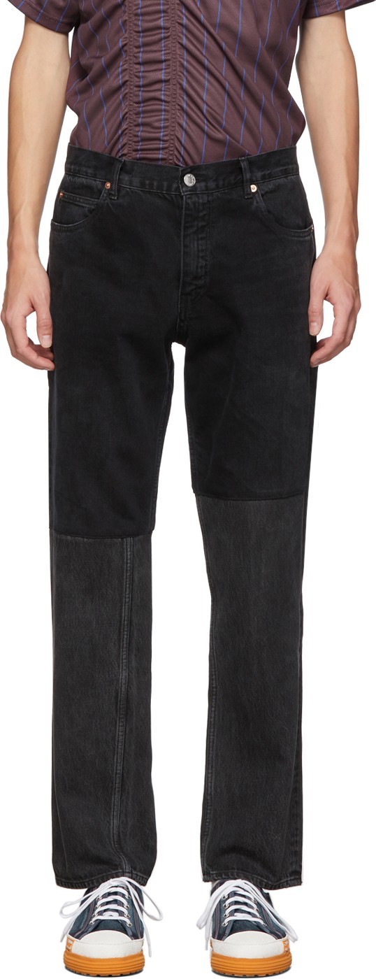 Martine Rose Black Two-Piece Jeans