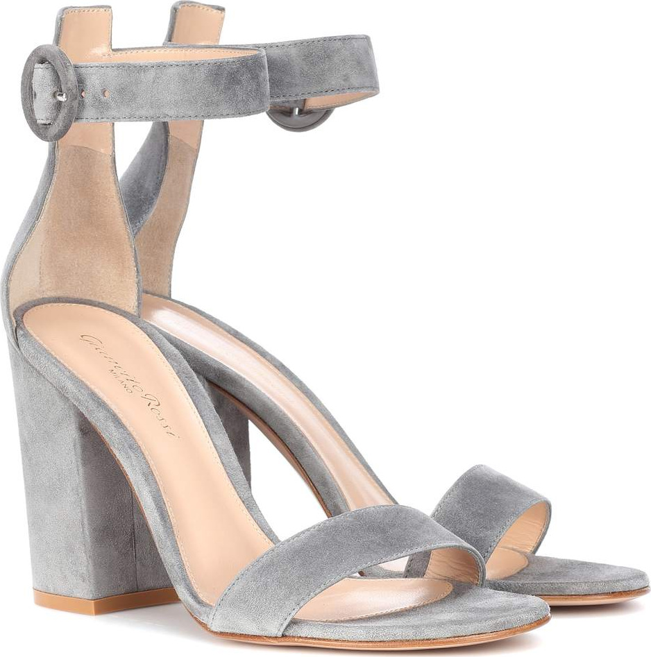 Gianvito Rossi Versilia suede sandals