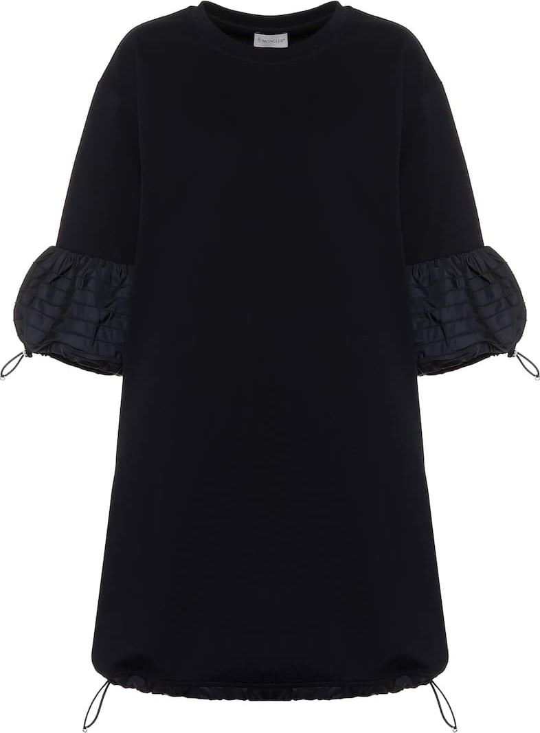 Moncler Toggle-trimmed cotton minidress