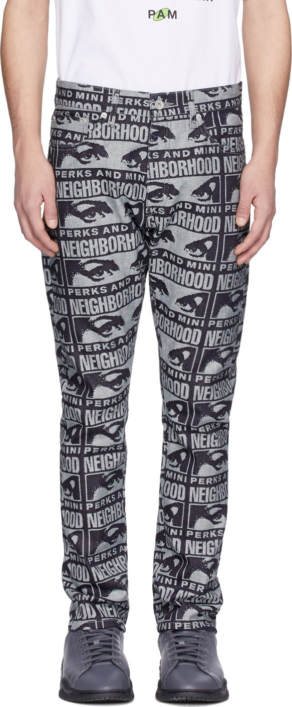 Perks and Mini Indigo & Off-White Neighborhood Edition Jeans