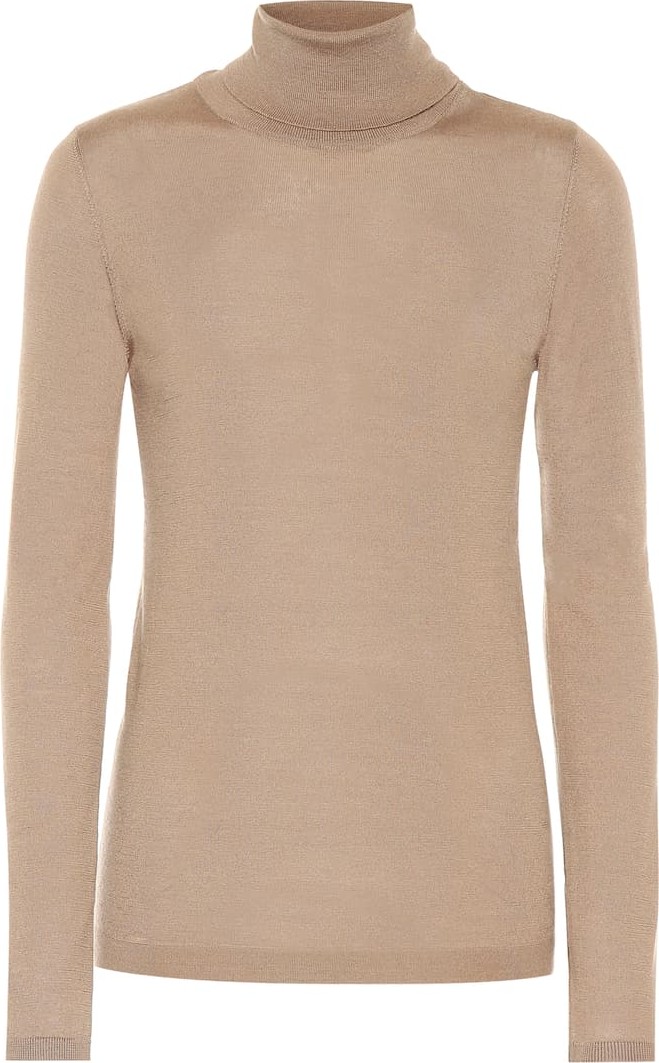 Brunello Cucinelli Cashmere and silk turtleneck sweater