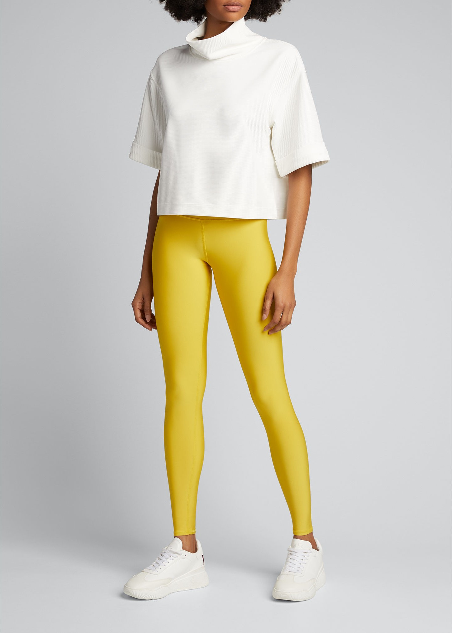 Alo Yoga High-Waist Tech-Lift Airbrush Full-Length Leggings