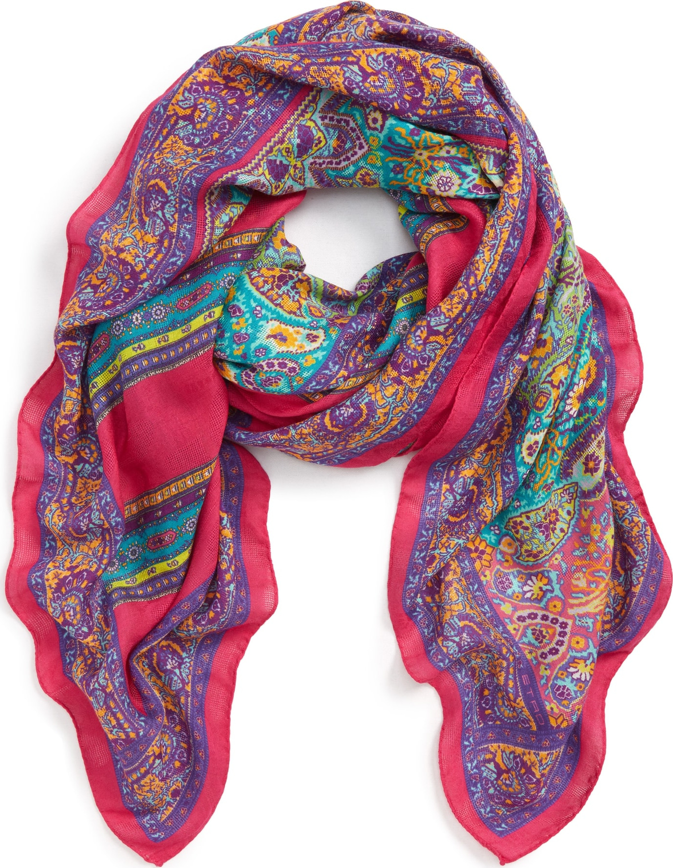 Etro Paisley Modal & Cashmere Scarf