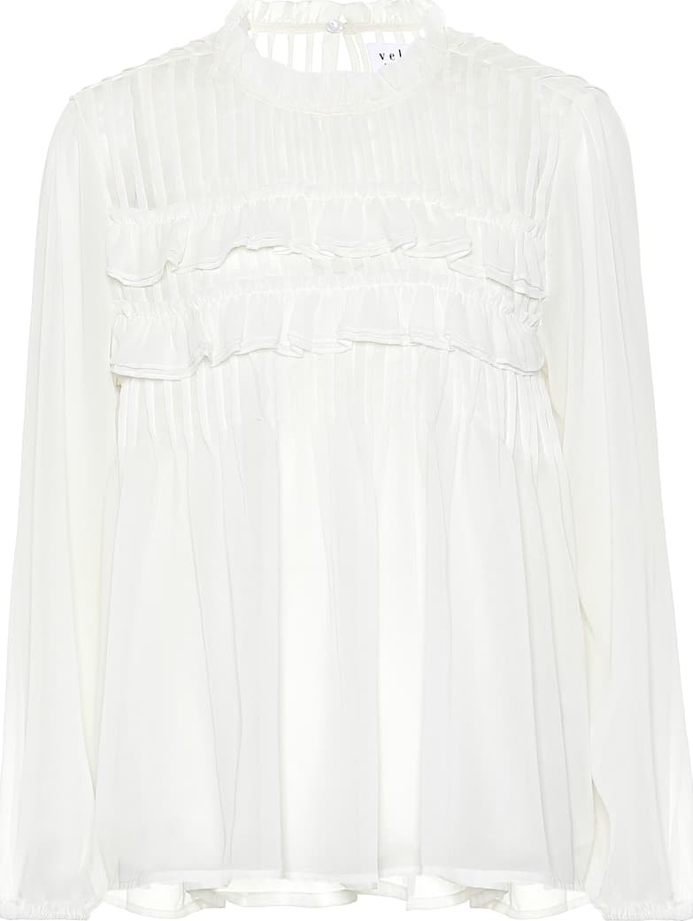 Velvet By Graham & Spencer Jolie ruffled top