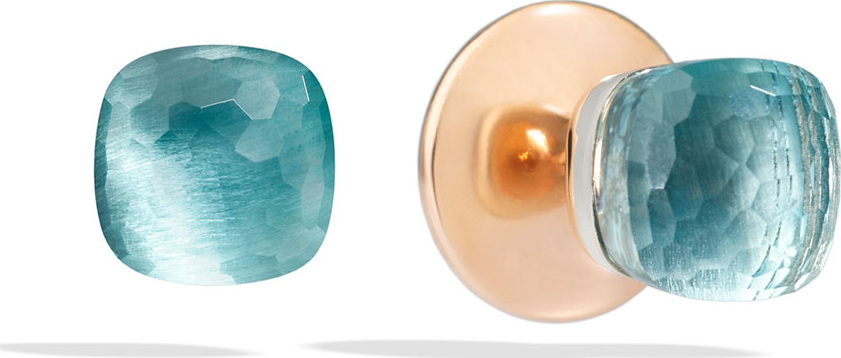 Pomellato Nudo Blue Topaz Stud Earrings