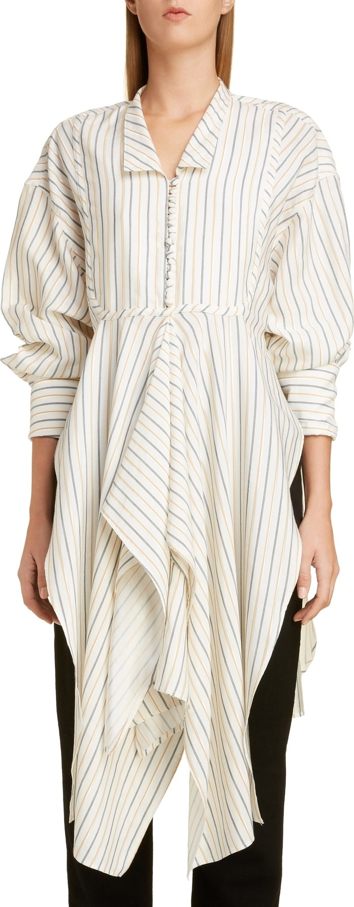 J.W.Anderson Stripe Handkerchief Shirt