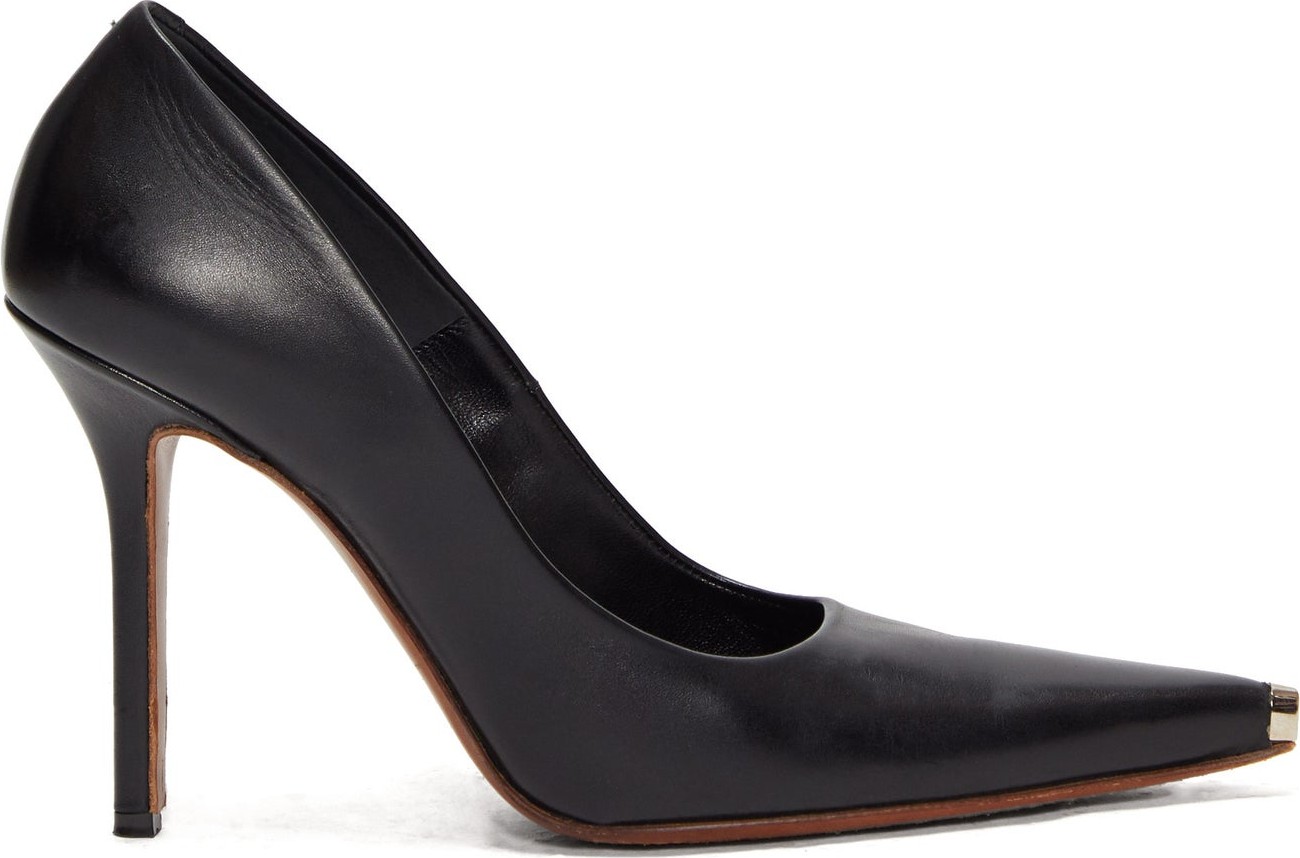 Vetements Toe-cap leather pumps