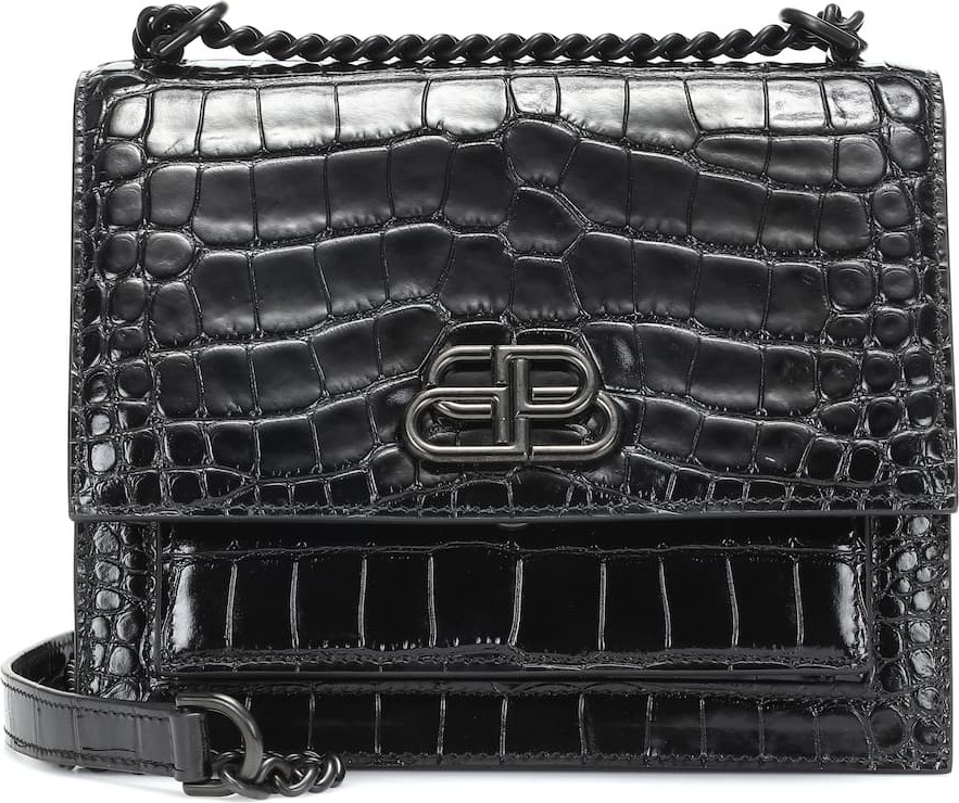 Balenciaga Sharp S leather shoulder bag