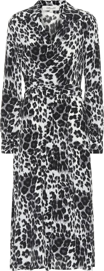 DIANE von FURSTENBERG Donika printed silk midi dress