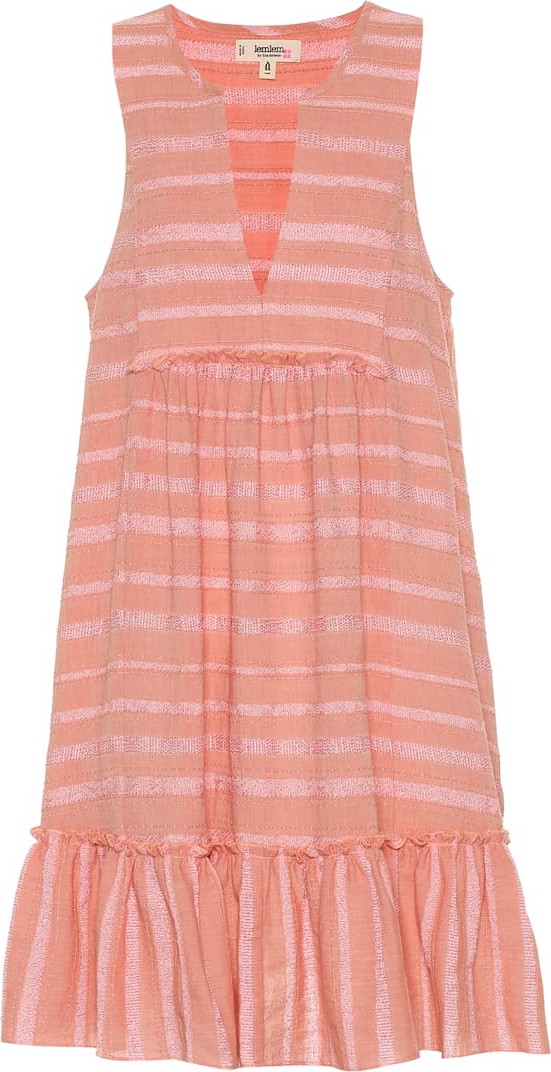 LemLem Tatyu cotton-blend minidress