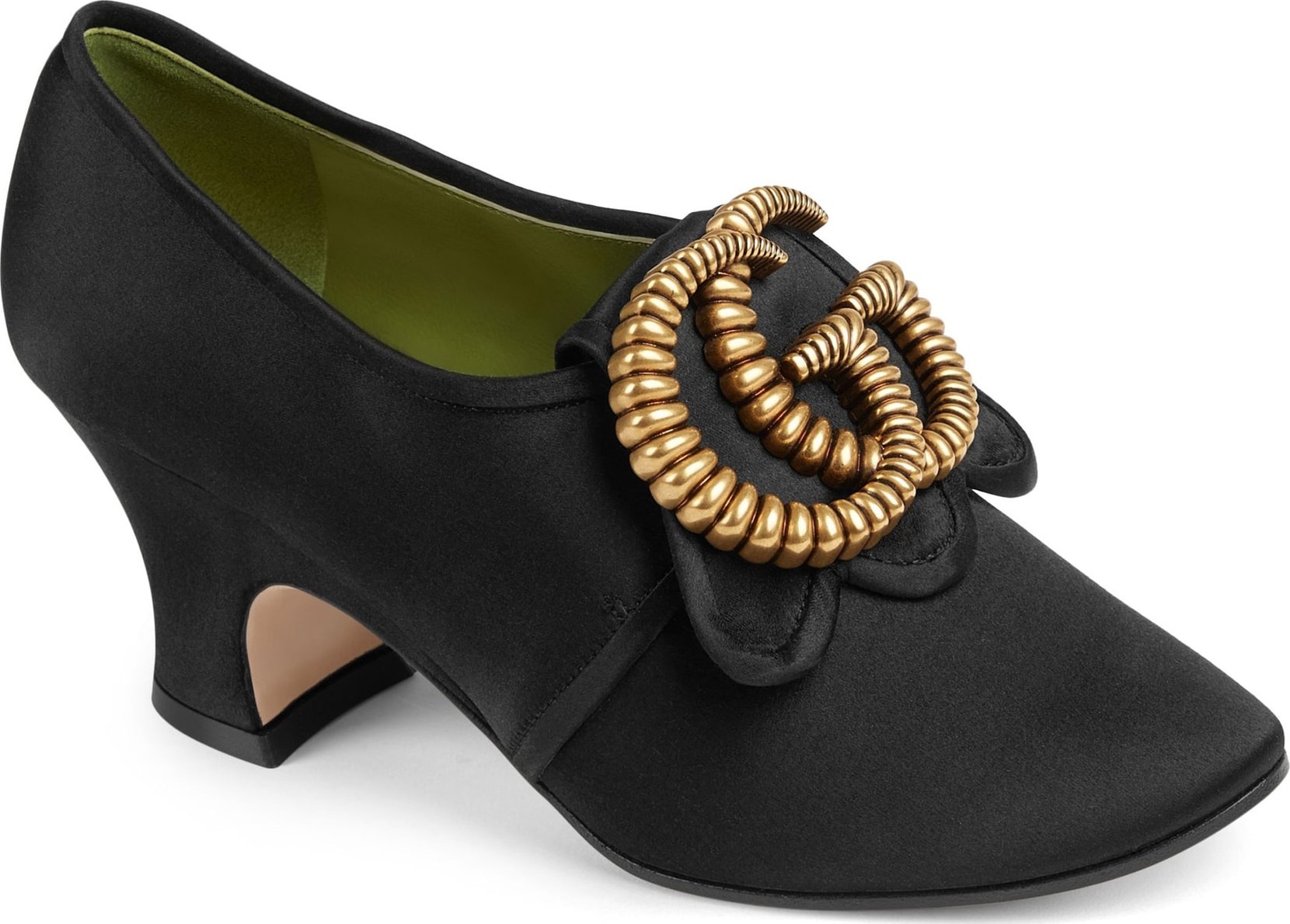 Gucci Ortensia Double G Hardware Pump