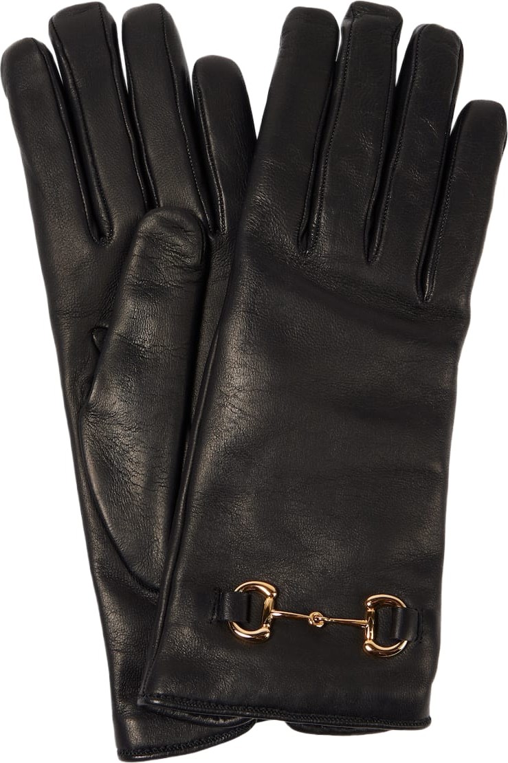 Gucci - Horsebit leather gloves