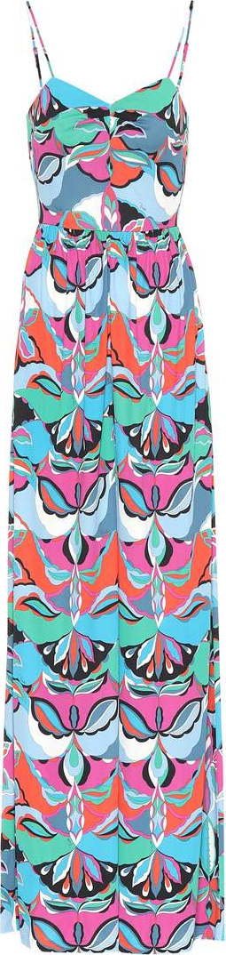 Emilio Pucci Printed silk-blend jumpsuit