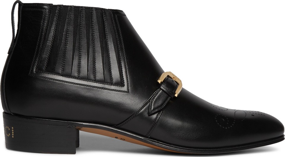 Gucci Worsh Leather Boots