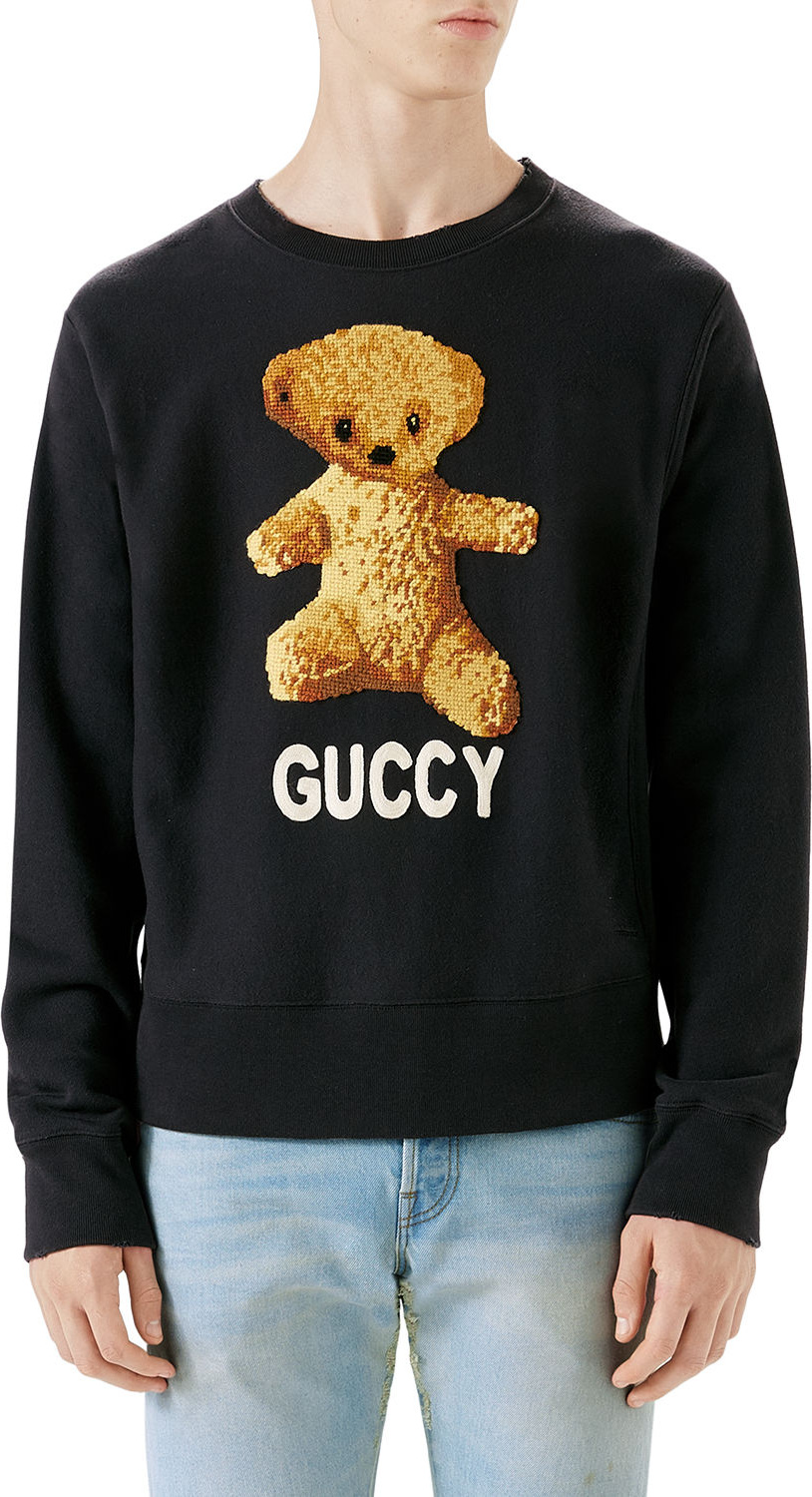 Gucci Guccy Teddy Bear Sweatshirt
