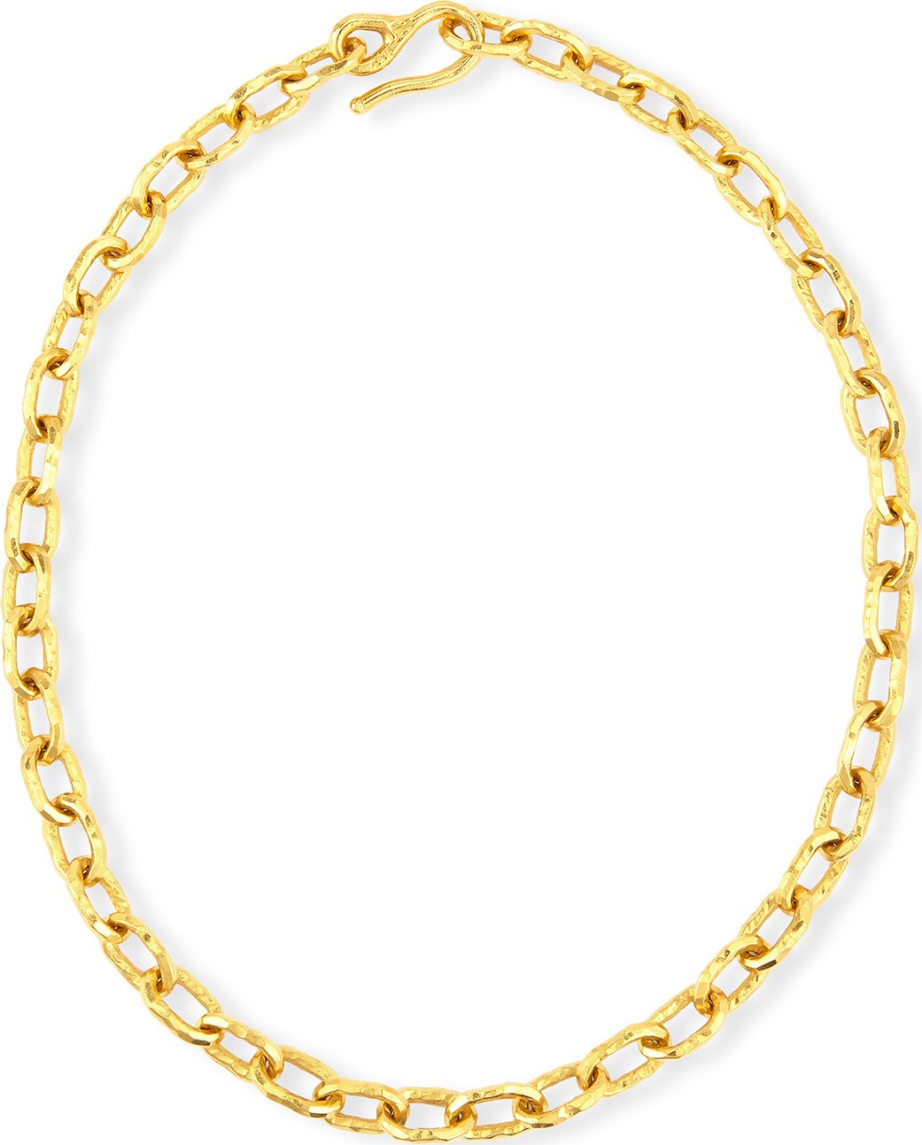 Jean Mahie Cadene 20 22K Yellow Gold Chain Necklace, 16"
