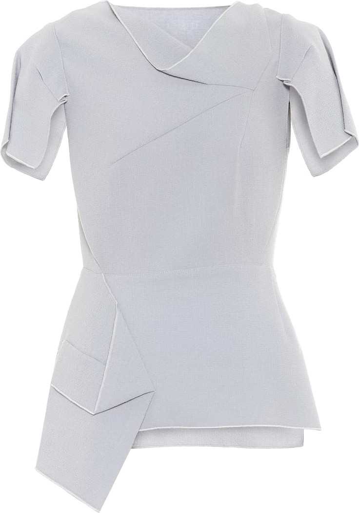 Roland Mouret Exclusive to Mytheresa – Franklin wool-crêpe top