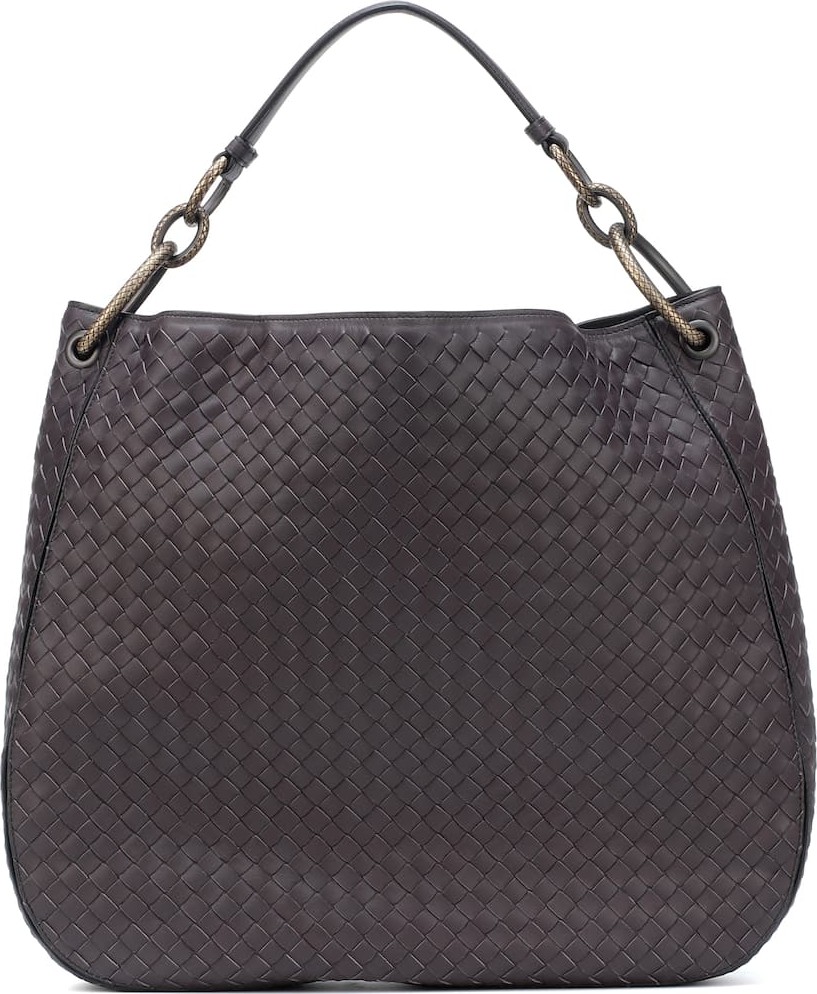 Bottega Veneta Loop intrecciato leather shoulder bag