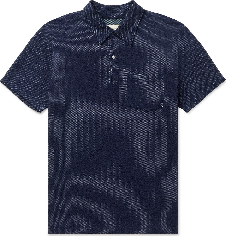 Bellerose Pin-Dot Cotton Polo Shirt