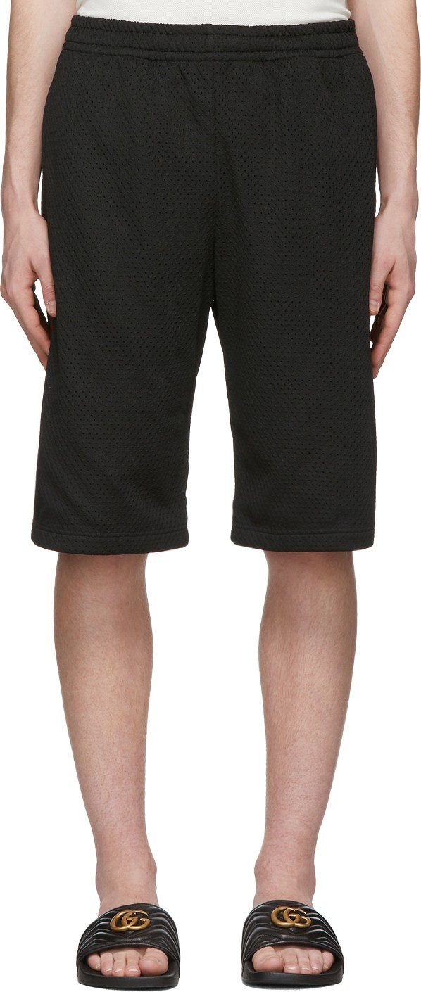 Gucci Black Net Shorts