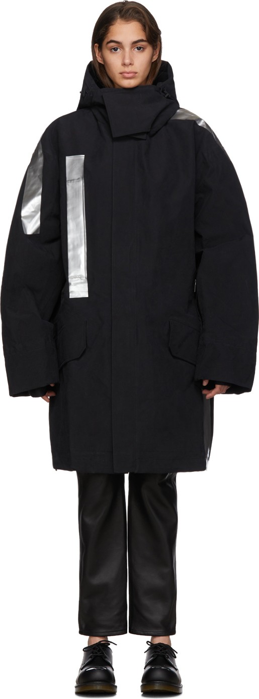 Raf Simons Black Templa Edition Oversized Shell Ski Jacket