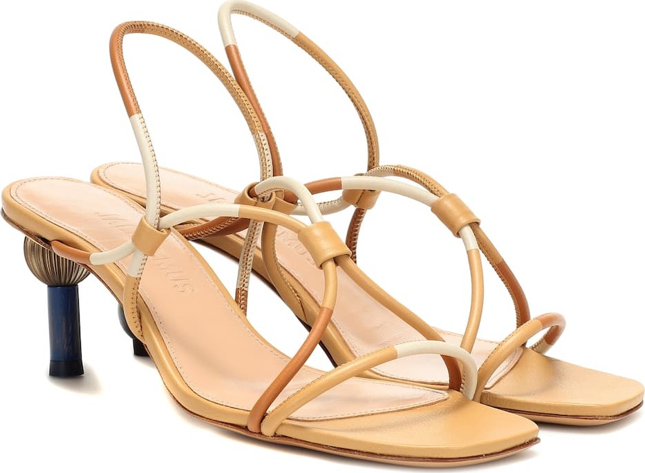 Jacquemus Olbia leather sandals