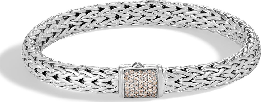 John Hardy Diamond Pave Medium Chain Bracelet