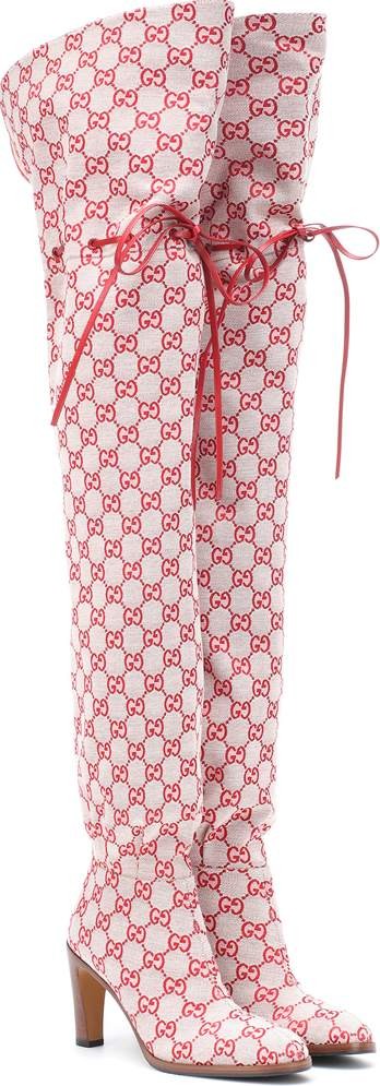 Gucci Original GG over-the-knee boots