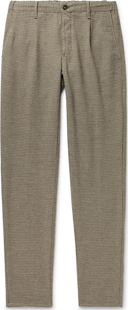 Incotex Slim-Fit Puppytooth Virgin Wool-Blend Trousers