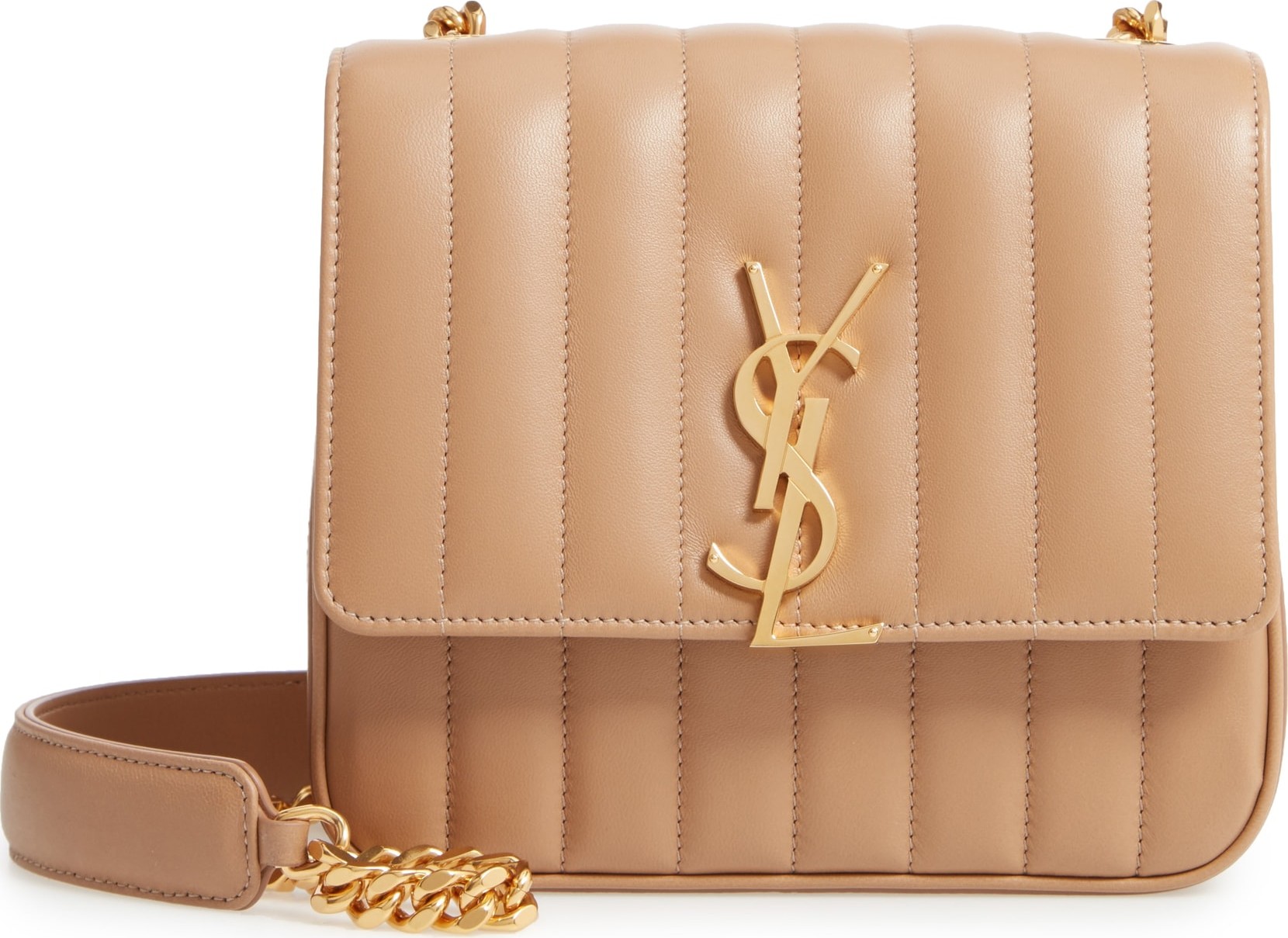 Saint Laurent Medium Vicky Leather Crossbody Bag