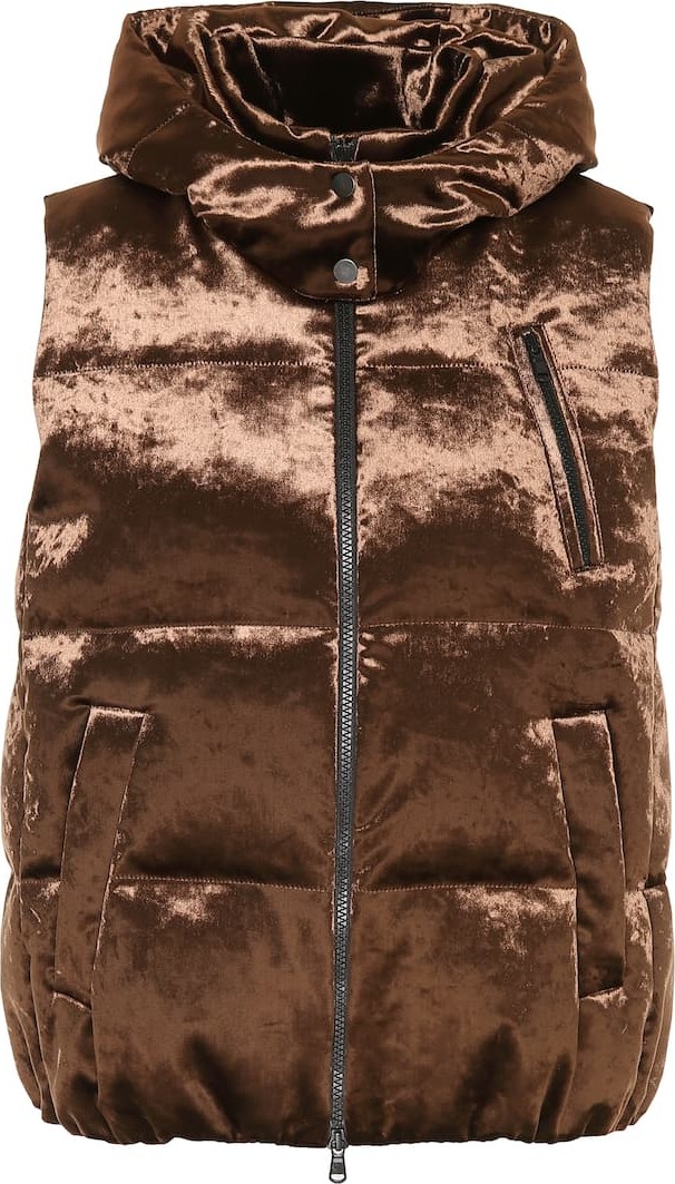 Brunello Cucinelli Down velvet vest
