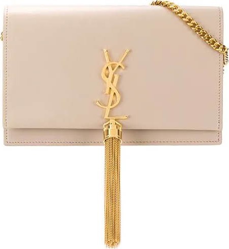 Saint Laurent Nude Kate Chain Wallet