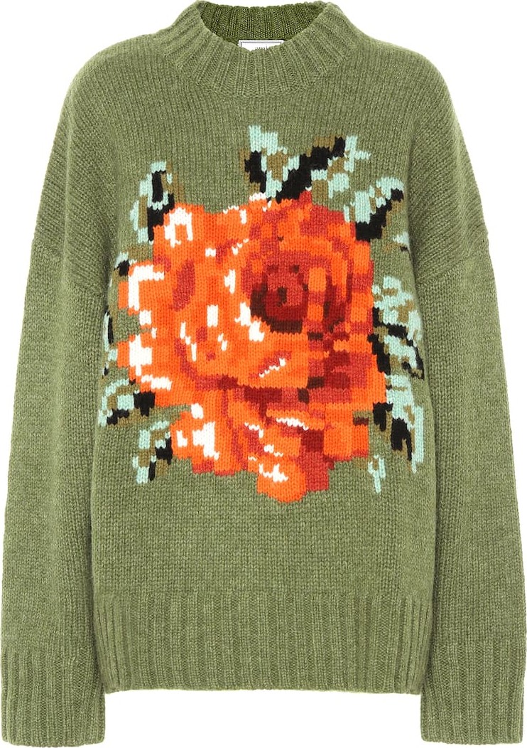 AMI Rose wool sweater