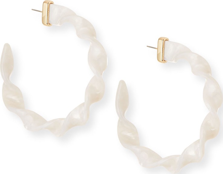 BAUBLEBAR Delphia Resin Hoop Earrings