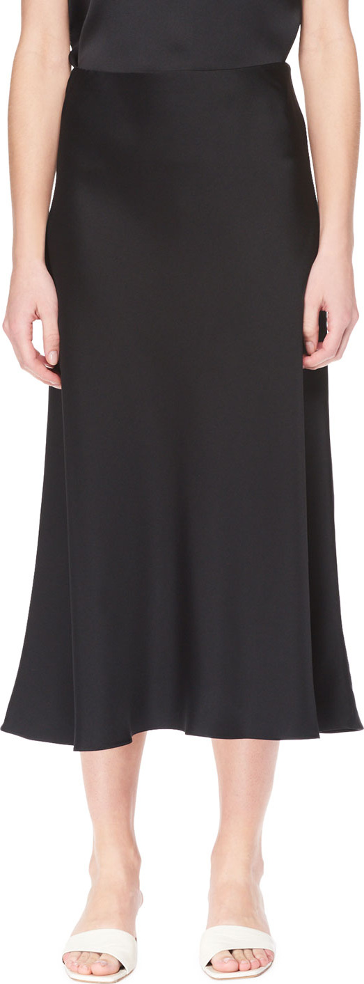 THE ROW Medela A-Line Long Silk Skirt