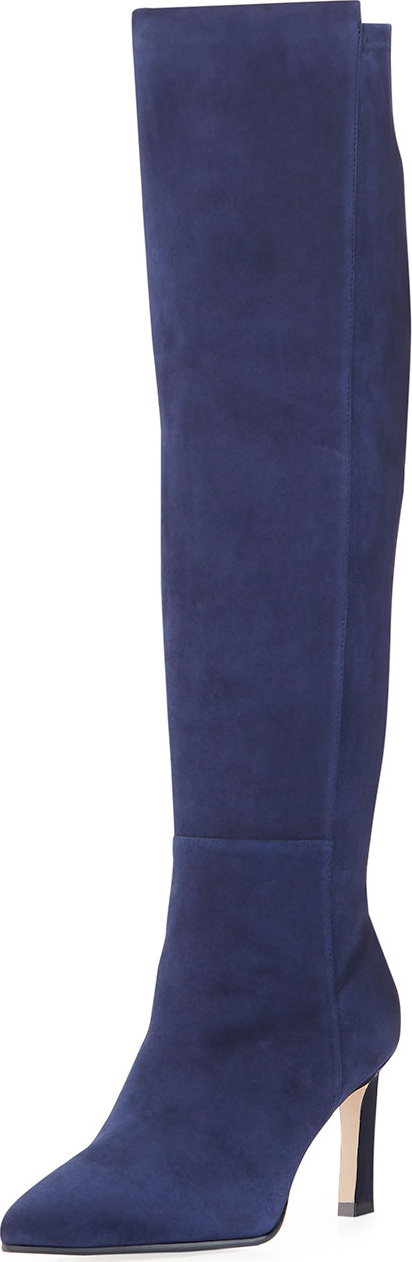 Stuart Weitzman Demi 75mm Suede Knee Boots