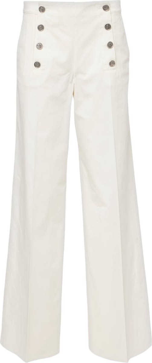 Etro - Cotton-blend wide-leg pants